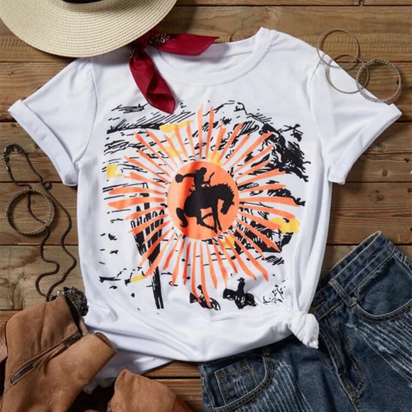 boutiquebtbay Tops - Rodeo Roundup Tee